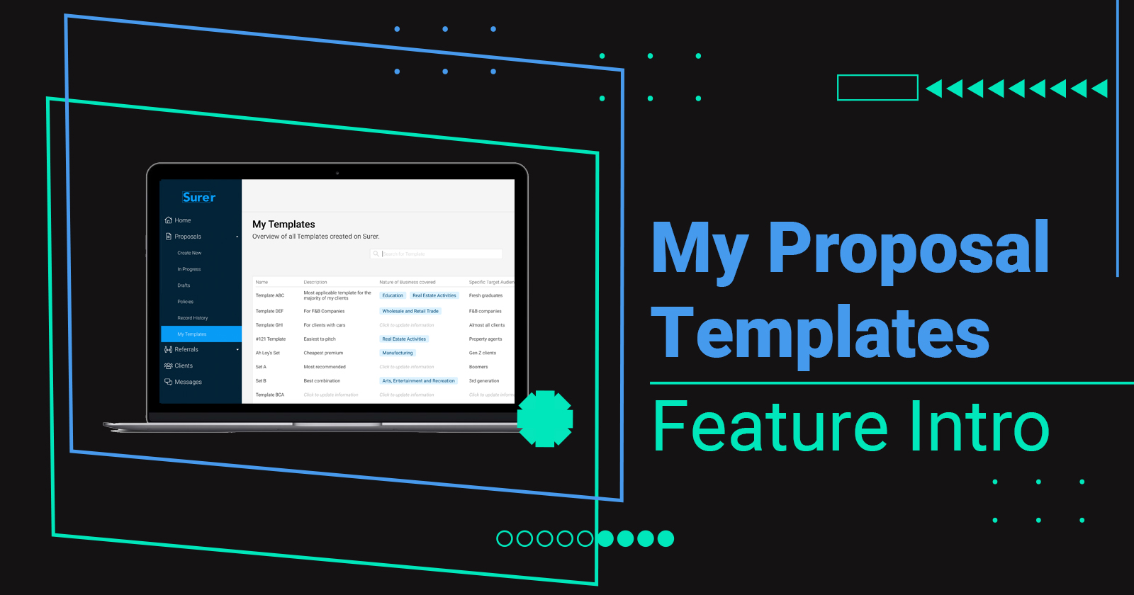 Feature intro: My Proposal Templates Surer